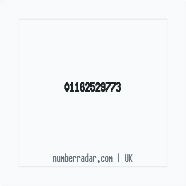 Reverse number check for +44 116 252 9773 — who called me?
