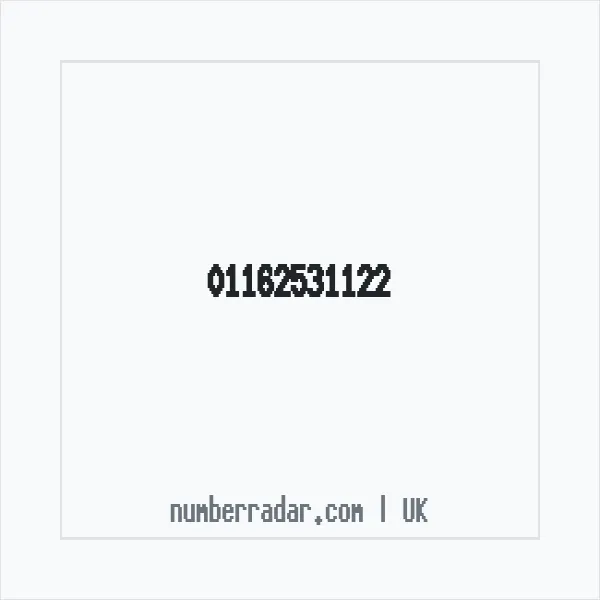 Reverse number check for +44 116 253 1122 — who called me?
