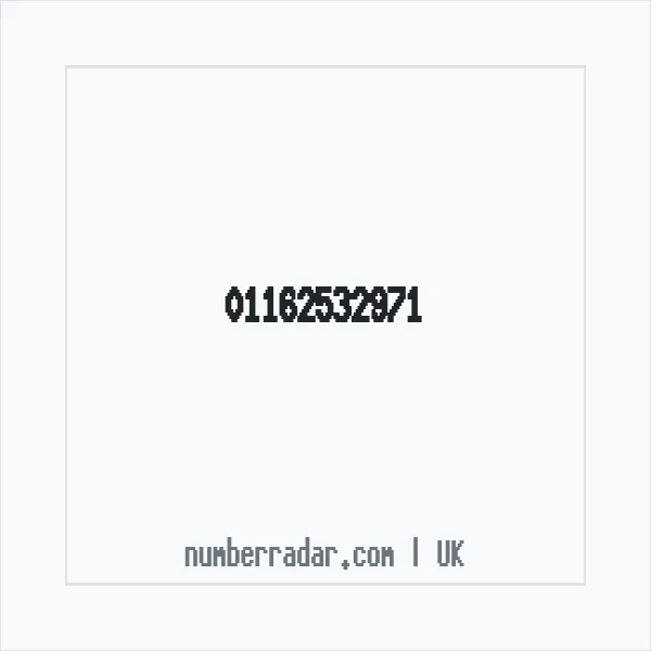 Reverse number check for +44 116 253 2971 — who called me?