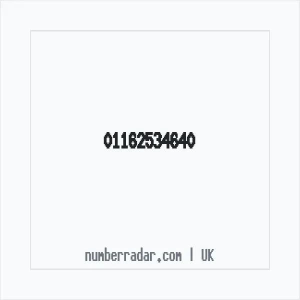 Reverse number check for +44 116 253 4640 — who called me?