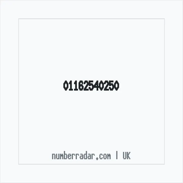 Reverse number check for +44 116 254 0250 — who called me?