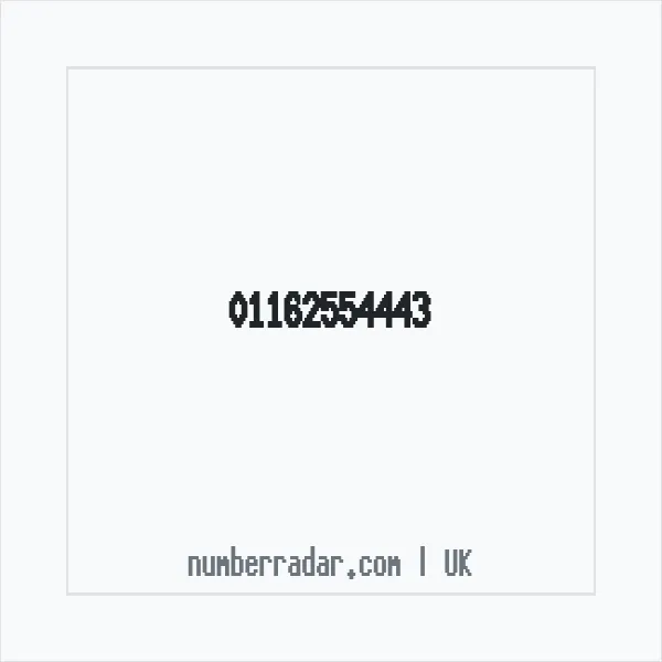 Reverse number check for +44 116 255 4443 — who called me?