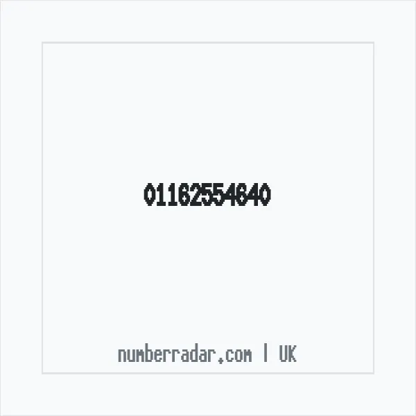 Reverse number check for +44 116 255 4640 — who called me?