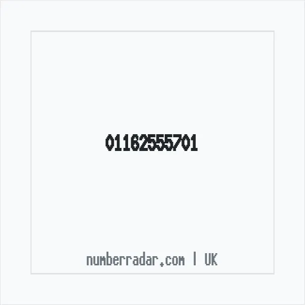 Reverse number check for +44 116 255 5701 — who called me?