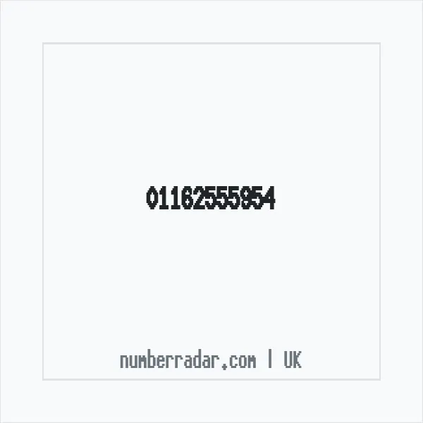 Reverse number check for +44 116 255 5954 — who called me?