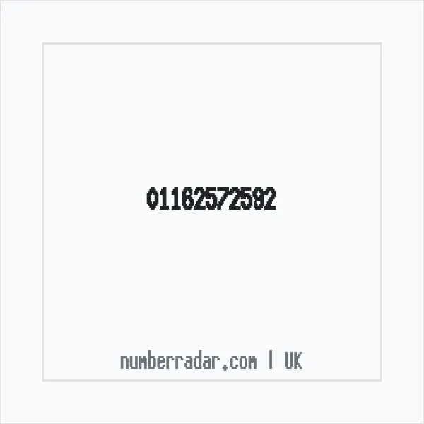 Reverse number check for +44 116 257 2592 — who called me?