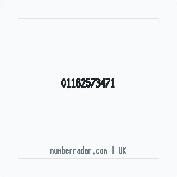 Reverse number check for +44 116 257 3471 — who called me?
