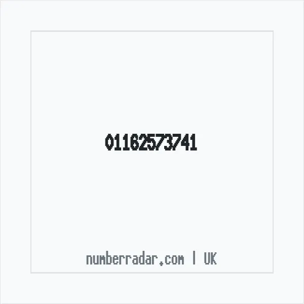Reverse number check for +44 116 257 3741 — who called me?