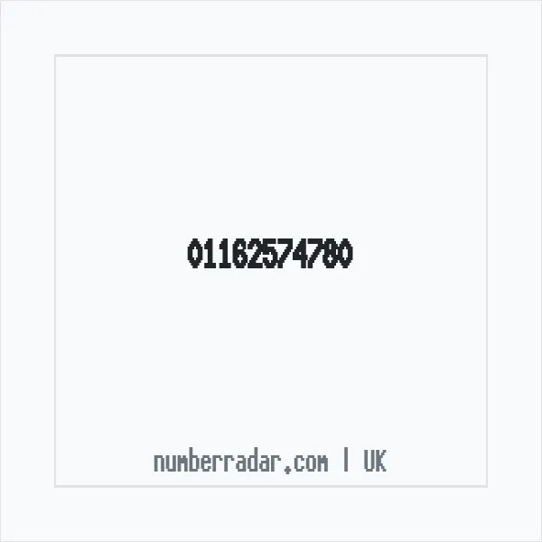 Reverse number check for +44 116 257 4780 — who called me?