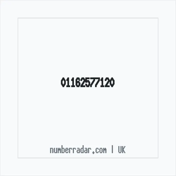 Reverse number check for +44 116 257 7120 — who called me?
