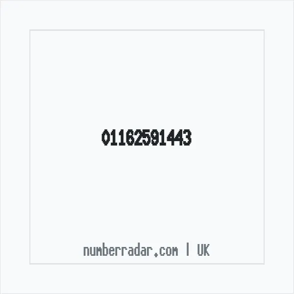 Reverse number check for +44 116 259 1443 — who called me?