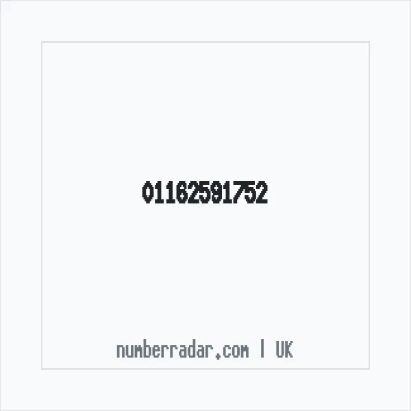 Reverse number check for +44 116 259 1752 — who called me?