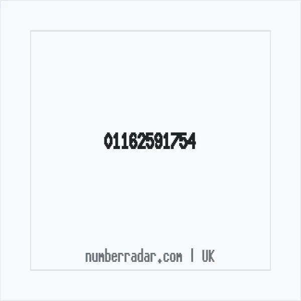 Reverse number check for +44 116 259 1754 — who called me?