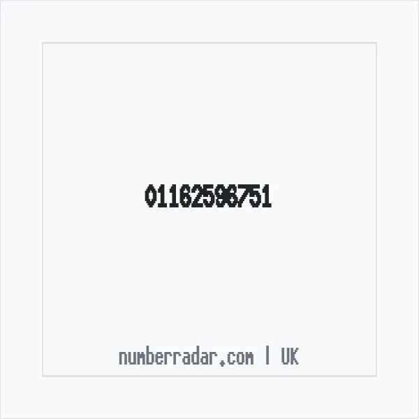 Reverse number check for +44 116 259 6751 — who called me?