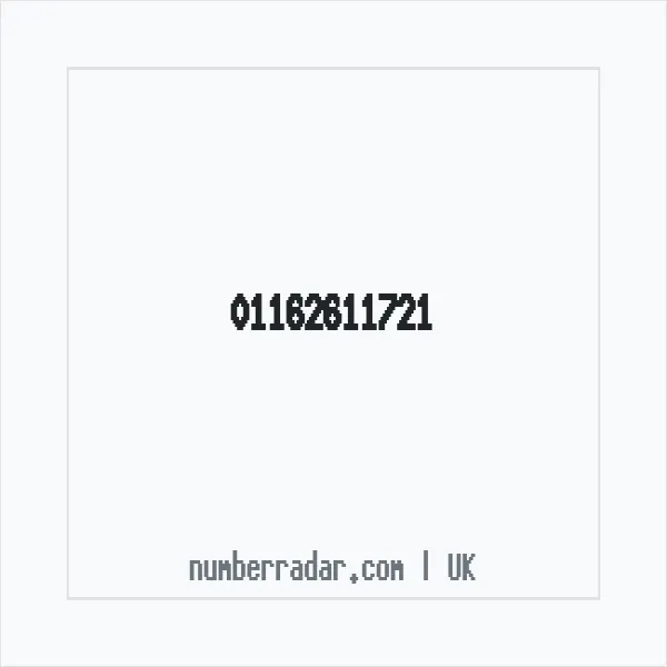 Reverse number check for +44 116 261 1721 — who called me?