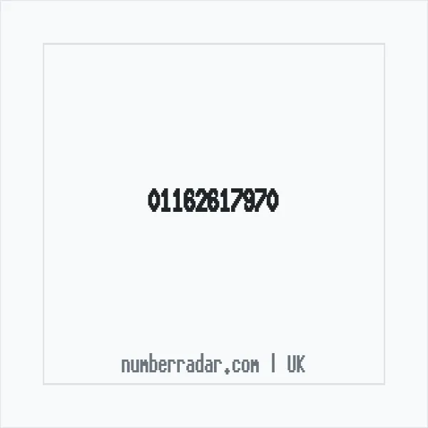 Reverse number check for +44 116 261 7970 — who called me?