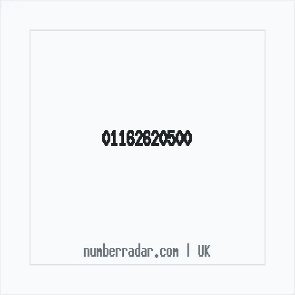 Reverse number check for +44 116 262 0500 — who called me?