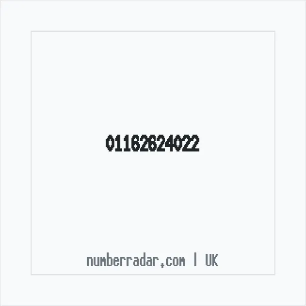 Reverse number check for +44 116 262 4022 — who called me?