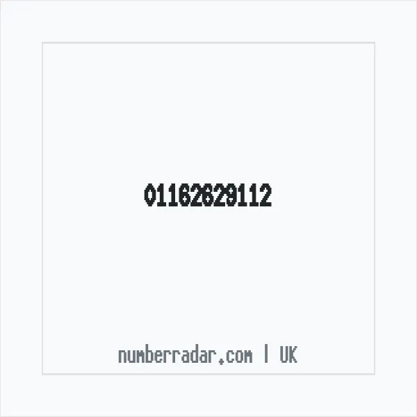 Reverse number check for +44 116 262 9112 — who called me?