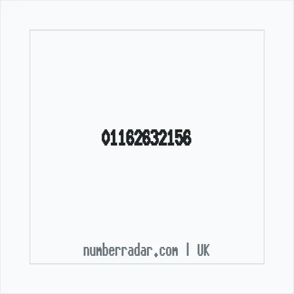 Reverse number check for +44 116 263 2156 — who called me?