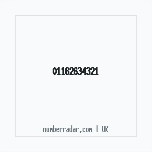 Reverse number check for +44 116 263 4321 — who called me?