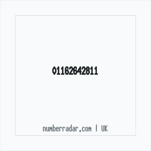 Reverse number check for +44 116 264 2811 — who called me?