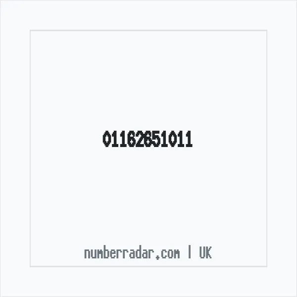 Reverse number check for +44 116 265 1011 — who called me?