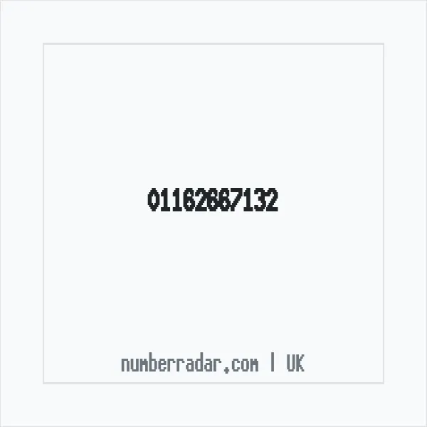Reverse number check for +44 116 266 7132 — who called me?