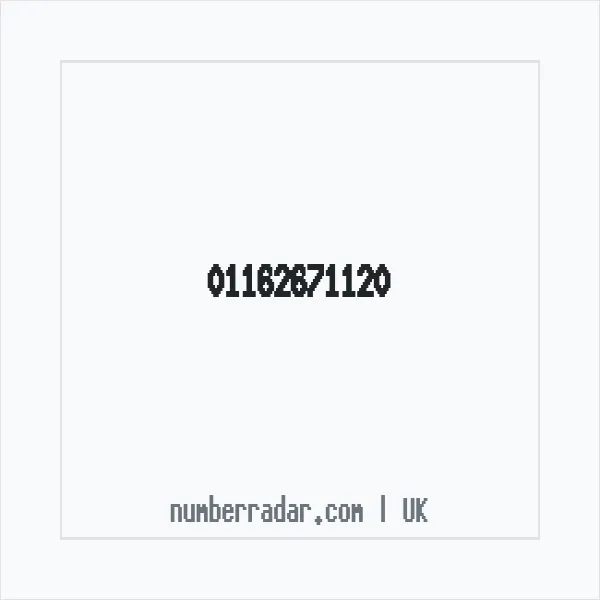 Reverse number check for +44 116 267 1120 — who called me?