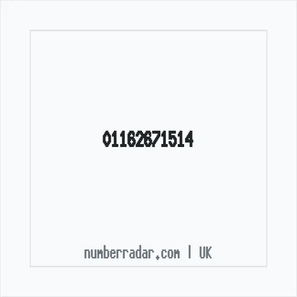 Reverse number check for +44 116 267 1514 — who called me?