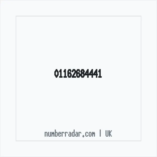 Reverse number check for +44 116 268 4441 — who called me?
