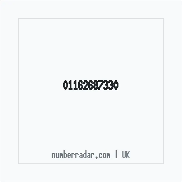 Reverse number check for +44 116 268 7330 — who called me?