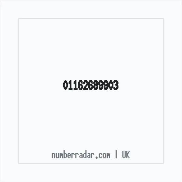Reverse number check for +44 116 268 9903 — who called me?
