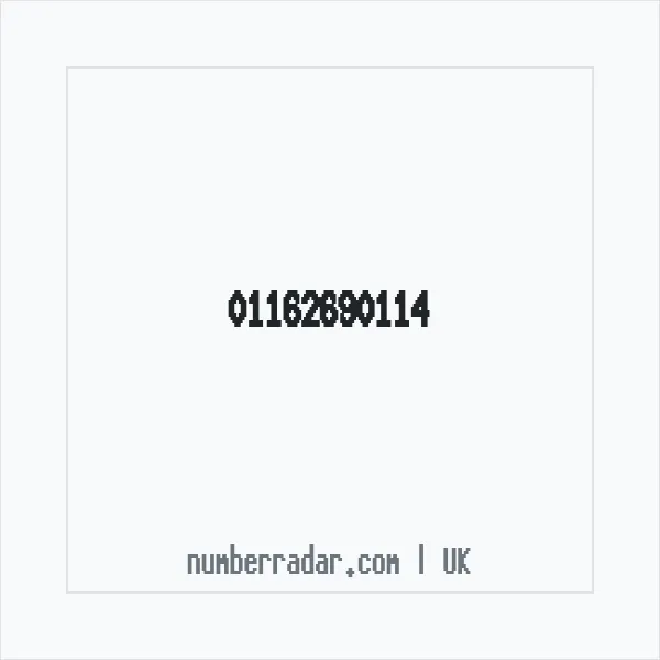 Reverse number check for +44 116 269 0114 — who called me?
