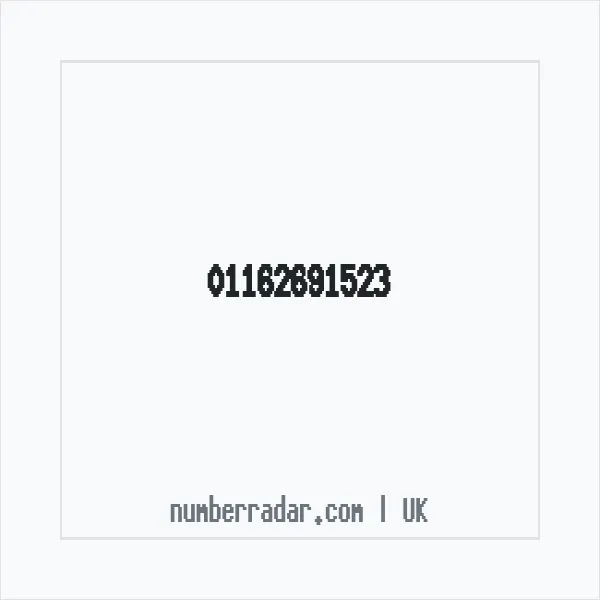 Reverse number check for +44 116 269 1523 — who called me?