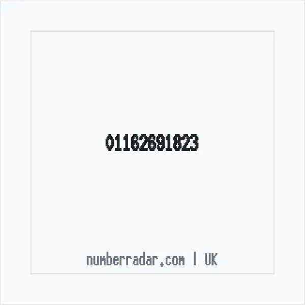 Reverse number check for +44 116 269 1823 — who called me?