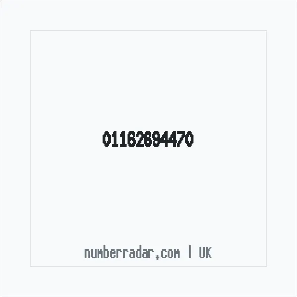 Reverse number check for +44 116 269 4470 — who called me?