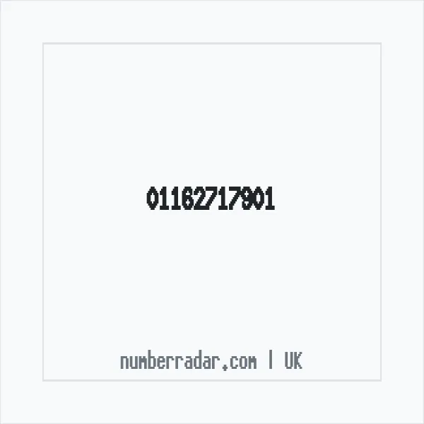 Reverse number check for +44 116 271 7901 — who called me?