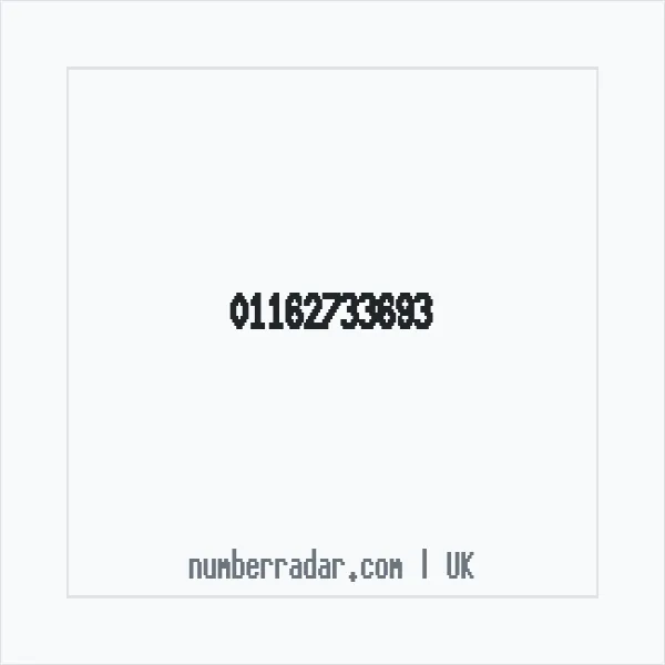 Reverse number check for +44 116 273 3693 — who called me?