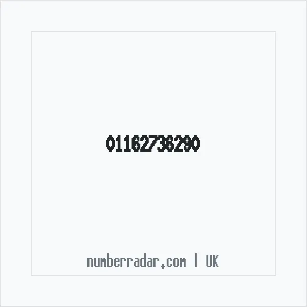 Reverse number check for +44 116 273 6290 — who called me?