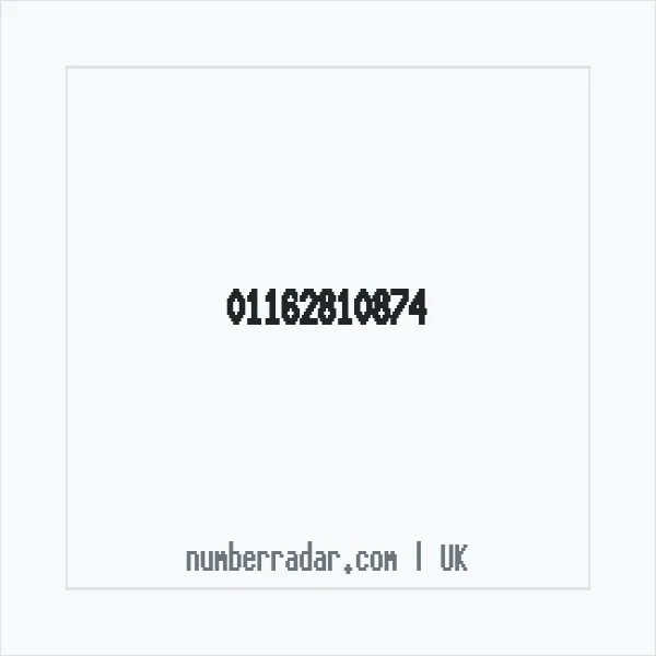 Reverse number check for +44 116 281 0874 — who called me?