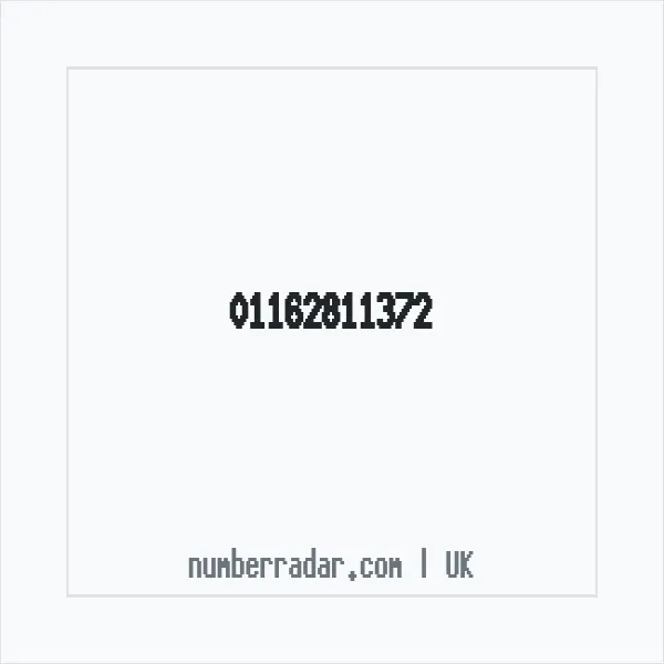 Reverse number check for +44 116 281 1372 — who called me?