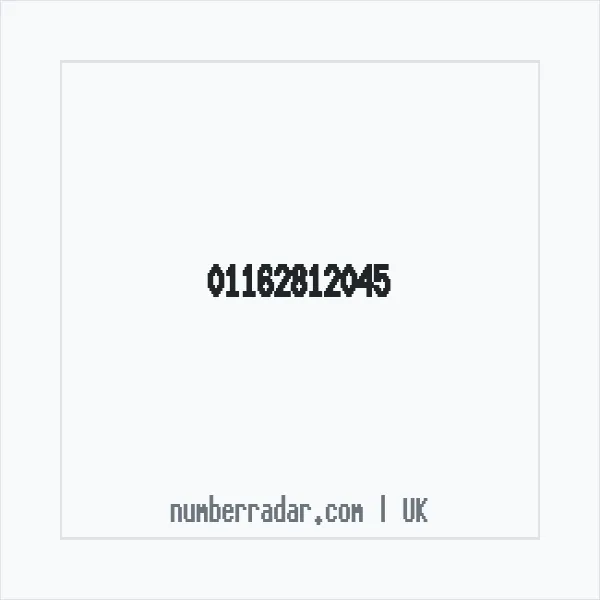 Reverse number check for +44 116 281 2045 — who called me?
