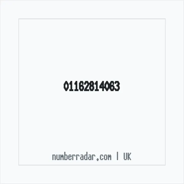 Reverse number check for +44 116 281 4063 — who called me?
