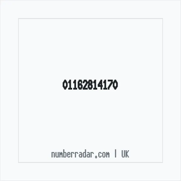 Reverse number check for +44 116 281 4170 — who called me?