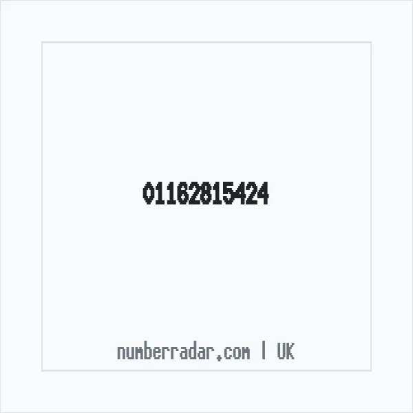 Reverse number check for +44 116 281 5424 — who called me?