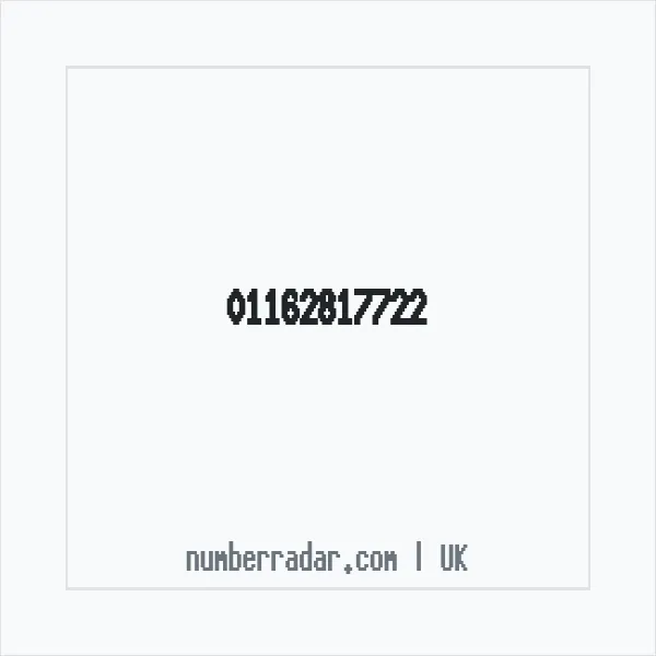 Reverse number check for +44 116 281 7722 — who called me?