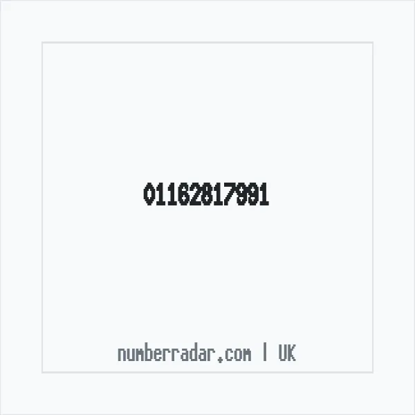 Reverse number check for +44 116 281 7991 — who called me?