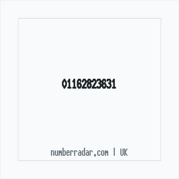 Reverse number check for +44 116 282 3631 — who called me?