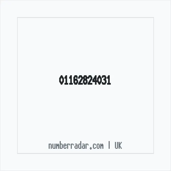 Reverse number check for +44 116 282 4031 — who called me?